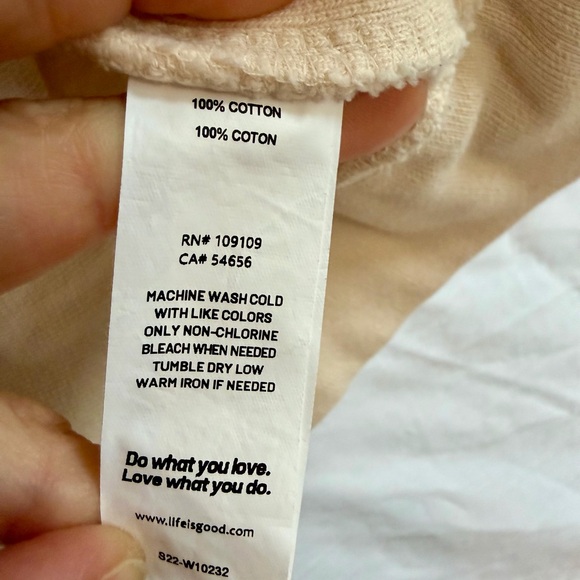 LIFE IS GOOD Small Choose Kindness Rainbow Spell Out Cotton Hoodie Athleisure - Picture 8 of 8